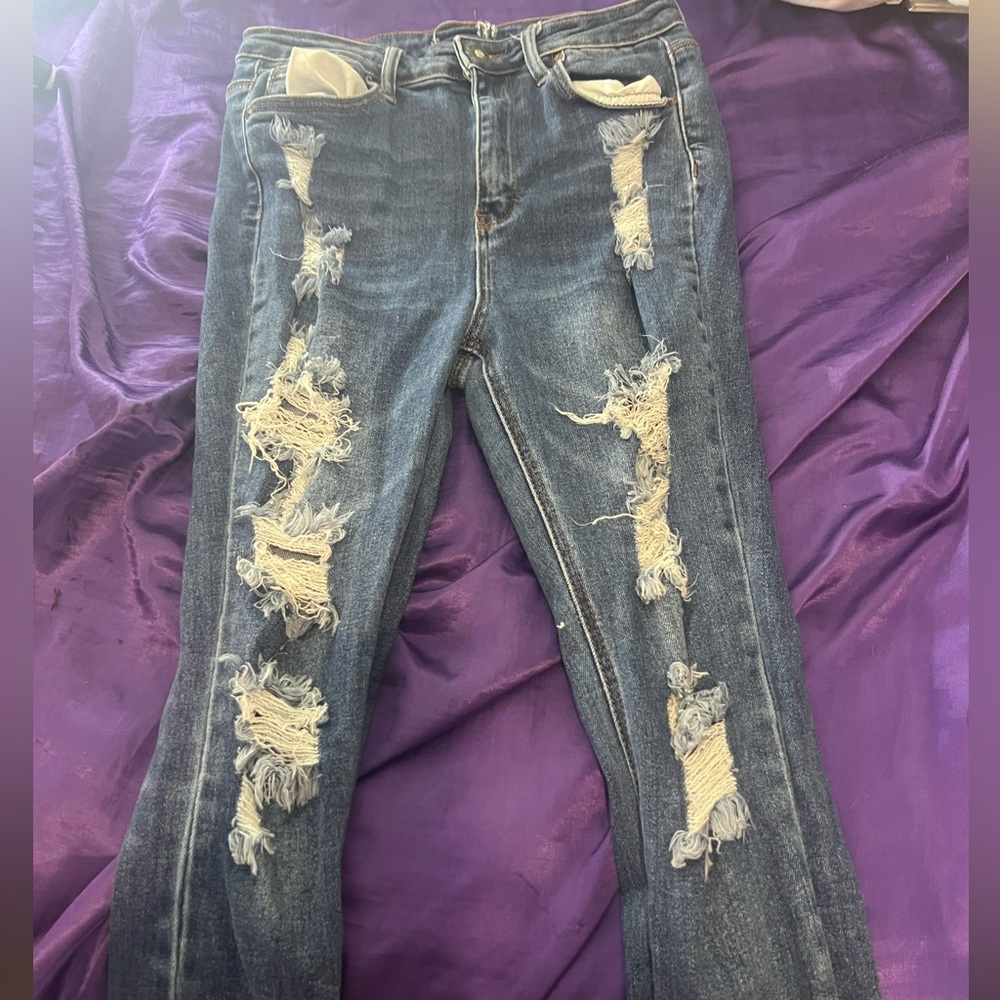 Blue jeans, size 11